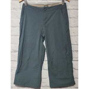 Royal Robbins Cargo Capri Pants Women's Size 2 Blue Gray Outdoor Hiking Fishing